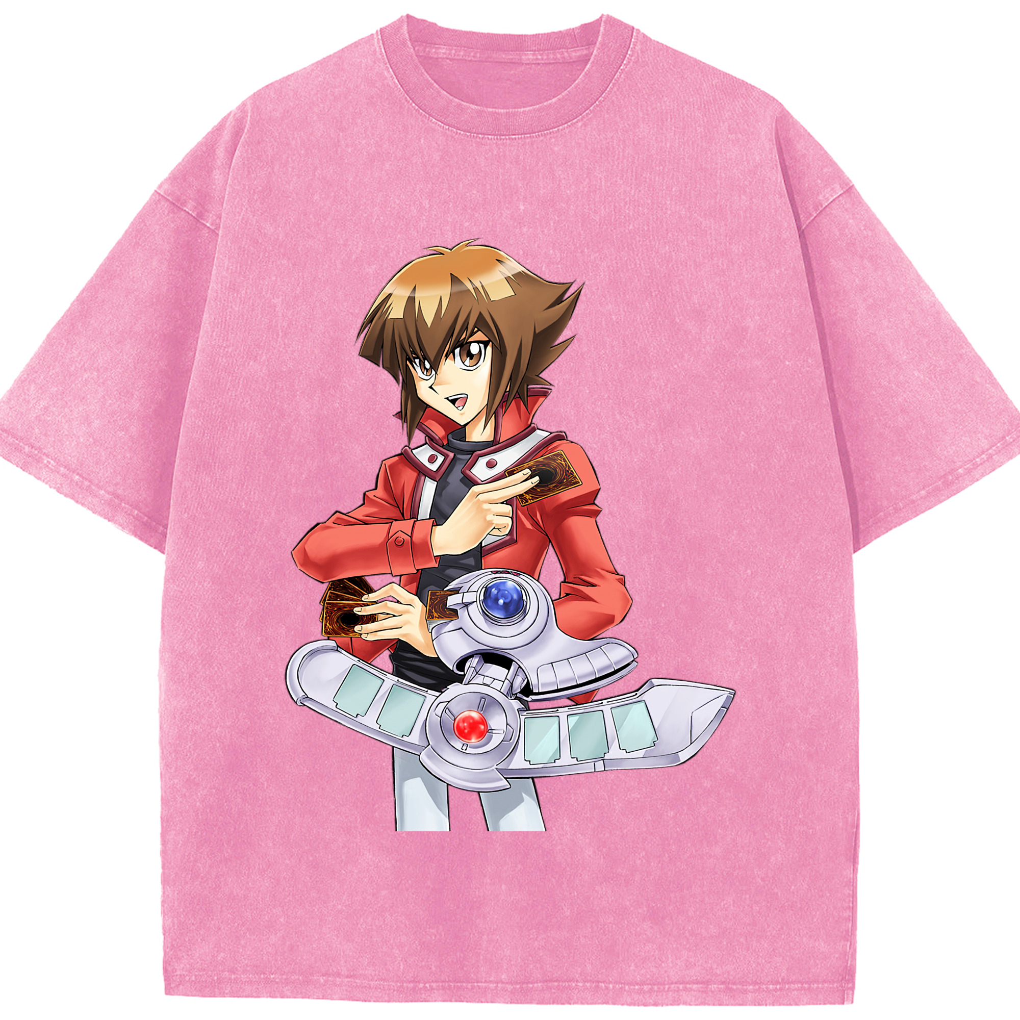 （画像用） 遊☆戯☆王 Yu-Gi-Oh! 綿100% ヴィンテージ風 半袖Tシャツ（フロントプリント）